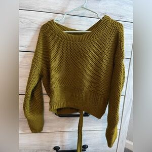 Express Olive Knit Women's Sweater